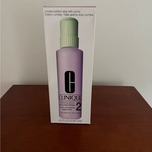 New..
Clinique Clarifying Lotion with Light Purple Bottle